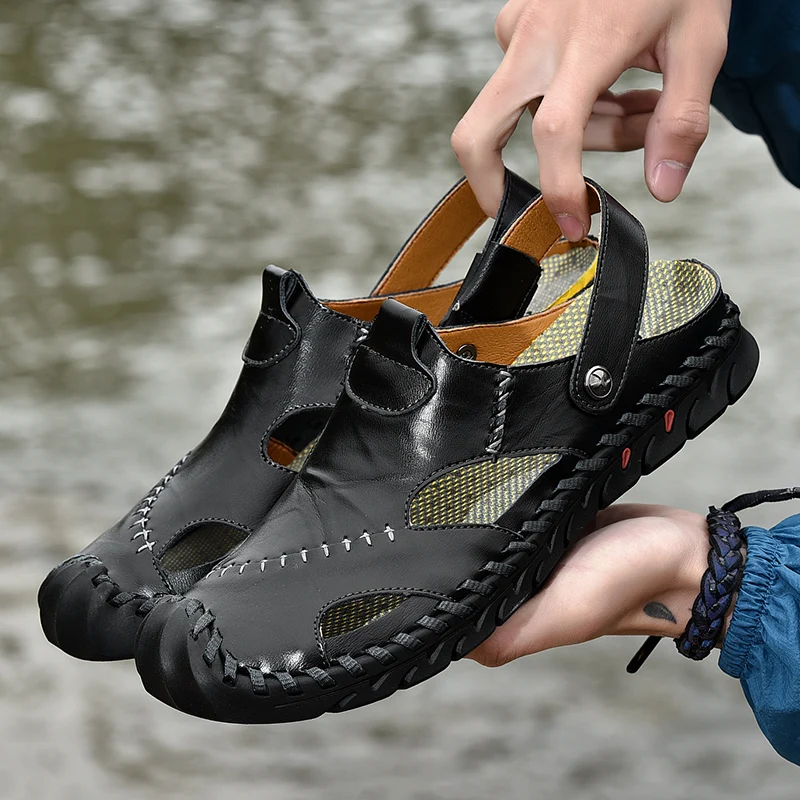 

Sandals Man Summer Sandalias Deportivas Hombre Sandale Ete Homme Sandalen Heren Roman Sandals Men Male Sandal Shoes Mens Outdoor