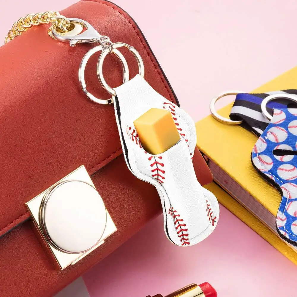 10 шт. держатель для помады ремешок брелок новинка неопрен помада бальзам с