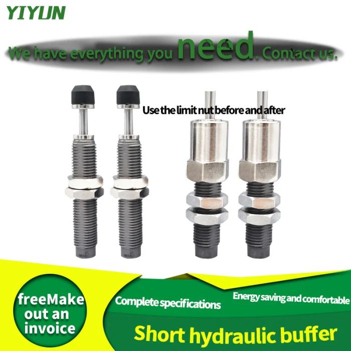

YIYUN SMC type Short hydraulic buffer RBQ3213 RBQC3213 RBQ3213S RBQC3213S RBQ3009 RBQC3009 RBQ3009S RBQC3009S QBQ QBQC series