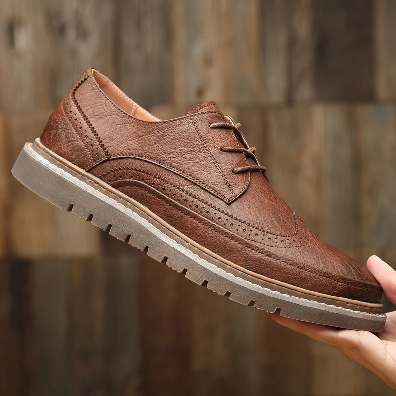 

Breathable Men's Shoes Men's Shoes Classic Man Leather Genuine Casual Fashion Men Sapato De Couro Masculino Summer For