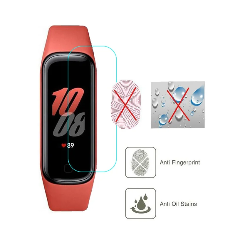 Полноэкранная Защитная пленка для Samsung Galaxy Fit 2 Fit2 защитная (не стекло) |