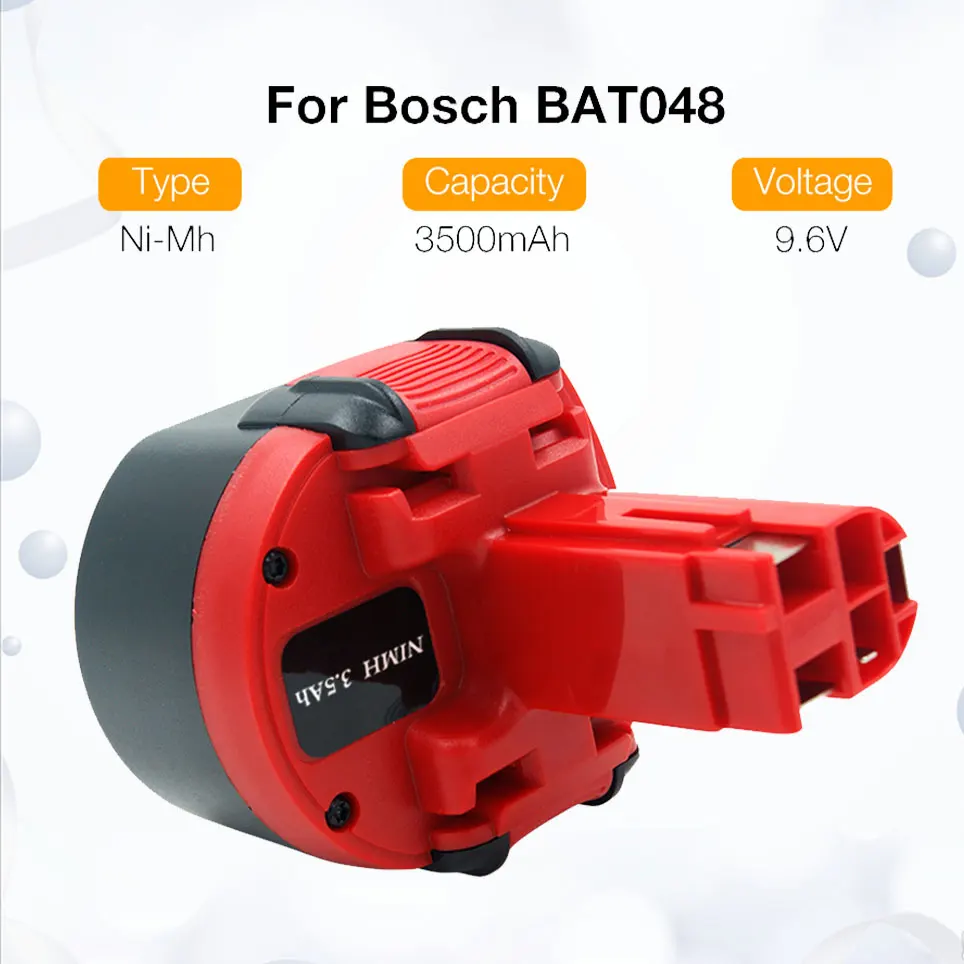 2021 сменный перезаряжаемый аккумулятор BAT100 BAT119 BH984 9 6 Ач Ni-MH в подходит для Bosch