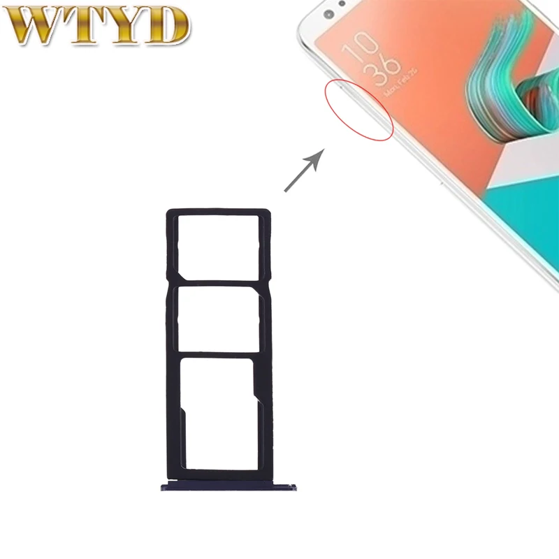 Лоток для SIM-карты ASUS + лоток карт Micro SD Asus Zenfone 5Q ZC600KL (Zenfone 5 Lite ZC600KL) Замена |