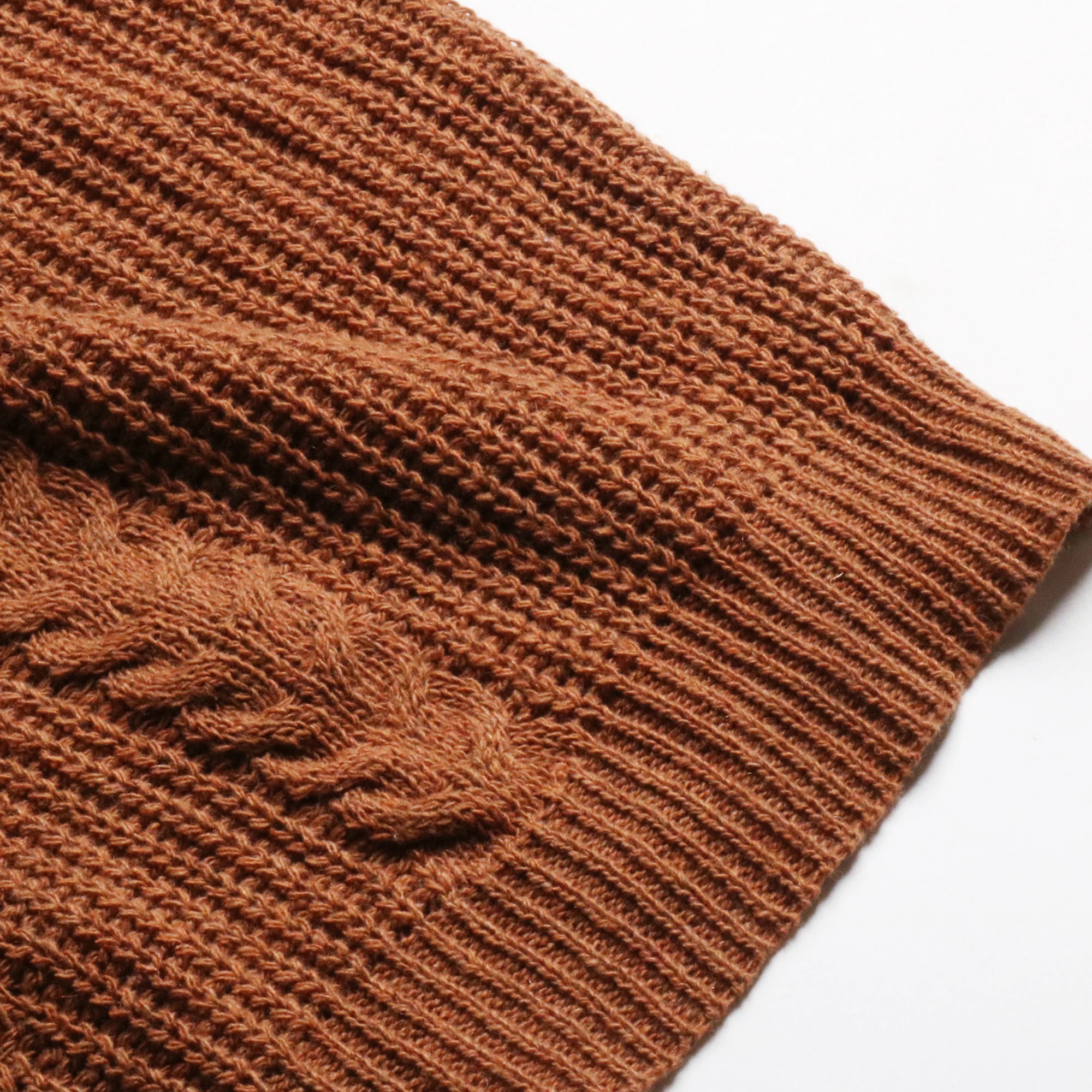 

Women's Turtleneck Sweater Knit Top Female Winter Long Sleeve Oversized Pullover Jumper Ladies Casual Cable Knitwear Pull Femme