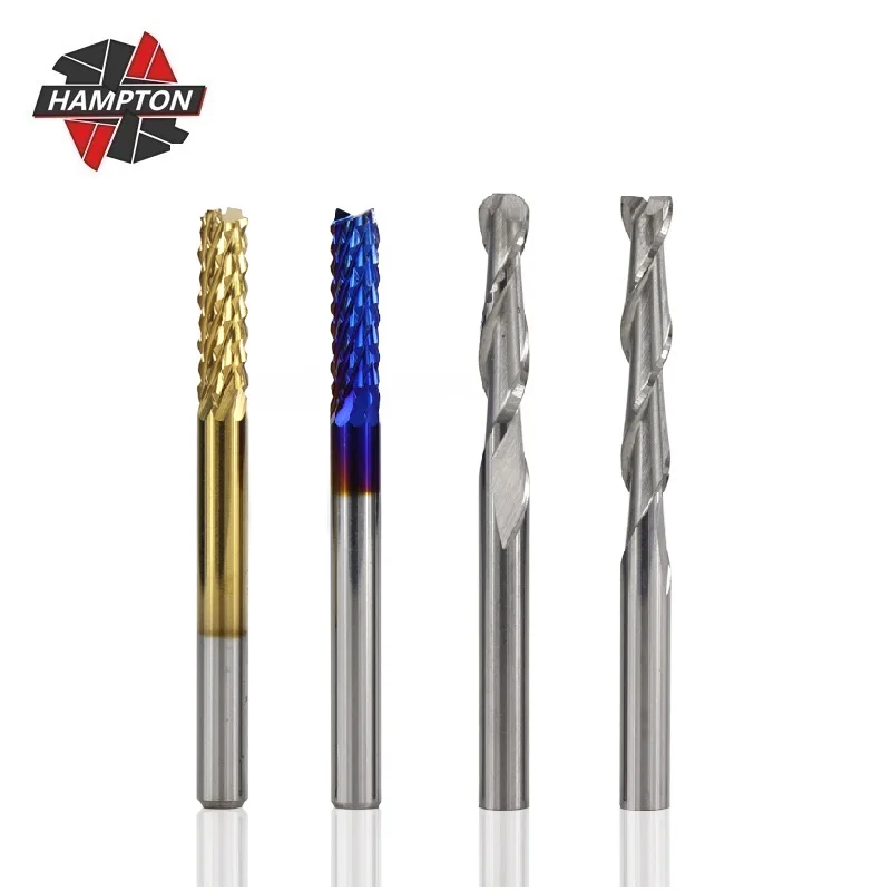 40 шт./компл. сферическая концевая фреза 2 канавки плоская Концевая 3 175 мм