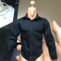16 scale male soldier clothes black shirt model casual clothes model for 12in action figure toys diy collection