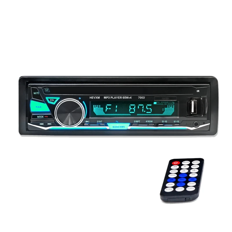 1din Автомобильный Bluetooth радио плеер стерео Fm Mp3 Usb Sd Mmc Aux карты аудио плеер|CD-плеер