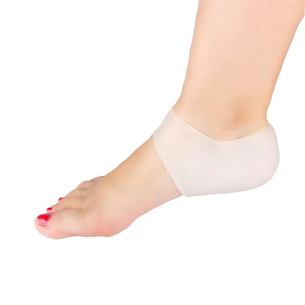 Силиконовые носки для пятки гелевая подкладка ухода за ногами с отверстиями ног