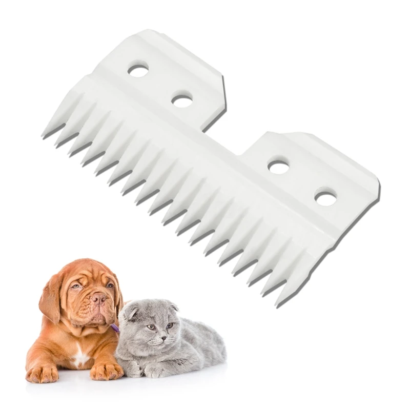 

Ceramic Clipper Blades Professional Ceramics Blade Replacement Cutter 18-Teeth Fits A5 Series Pet Grooming Clippers