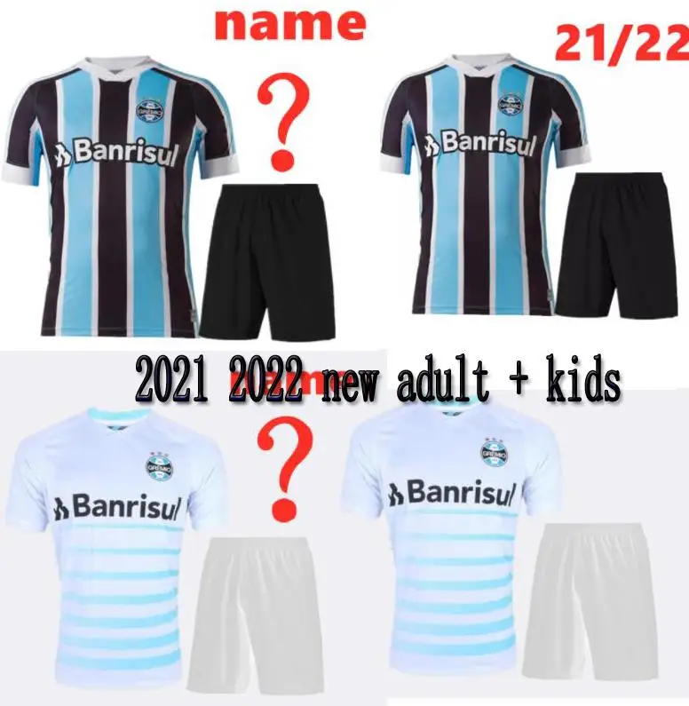 

New Kids Kit 2021 2022 Gremio FC soccer jerseys Guild GIULIANO 21 22 RAMIRO Geromel LUAN MAICON Fernandinho jersey men KIT