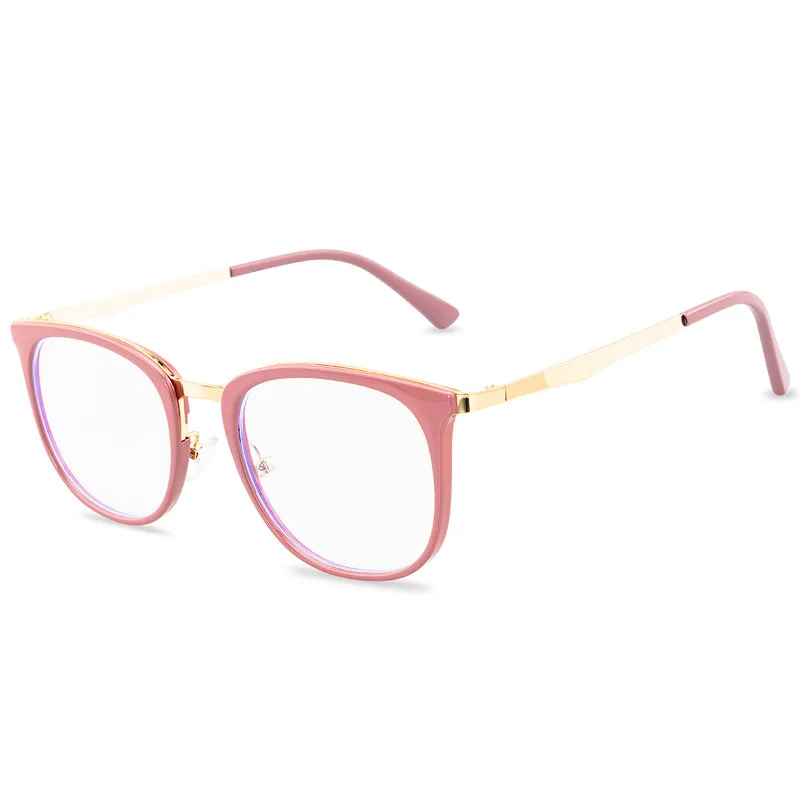 Анти-синие очки женский ультра светильник ретро круглая оправа глаз хипстер