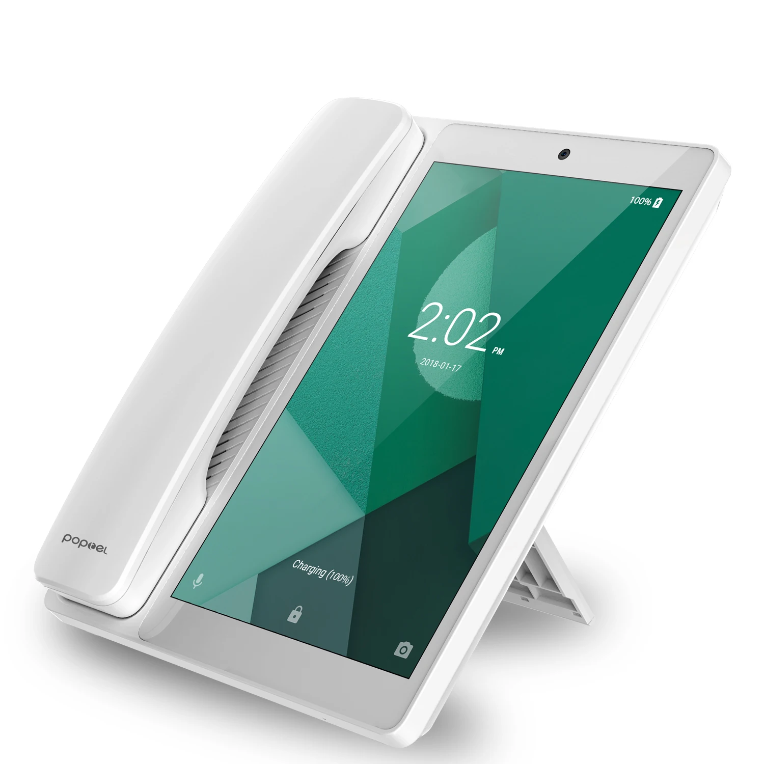 Видеотелефон Poptel V10 Google Play Store 8 дюймов 2 ГБ/16 ГБ Bluetooth гарнитура для