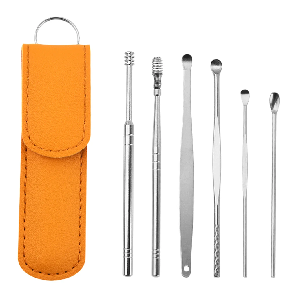 

6 шт., набор инструментов для удаления ушной кожи