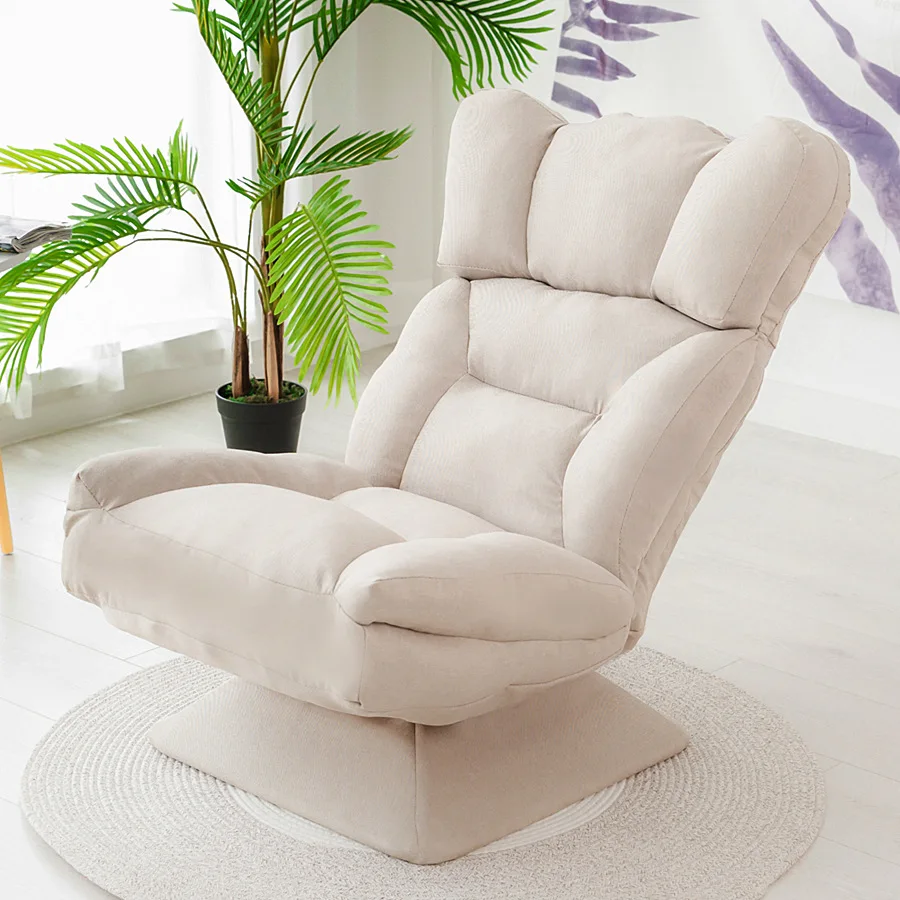 

Lazy sofa chair folding single lounge chair bedroom Nordic living room adjustable luxury recliner