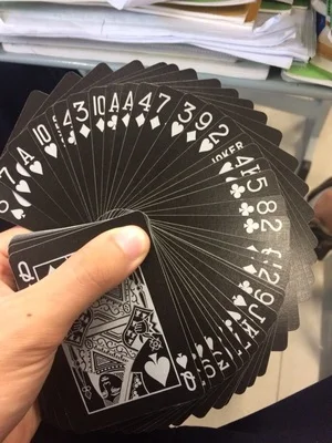 1 шт. Tally Ho Viper Deck вентилятор для велосипеда игральные карты черная колода от ellusionst