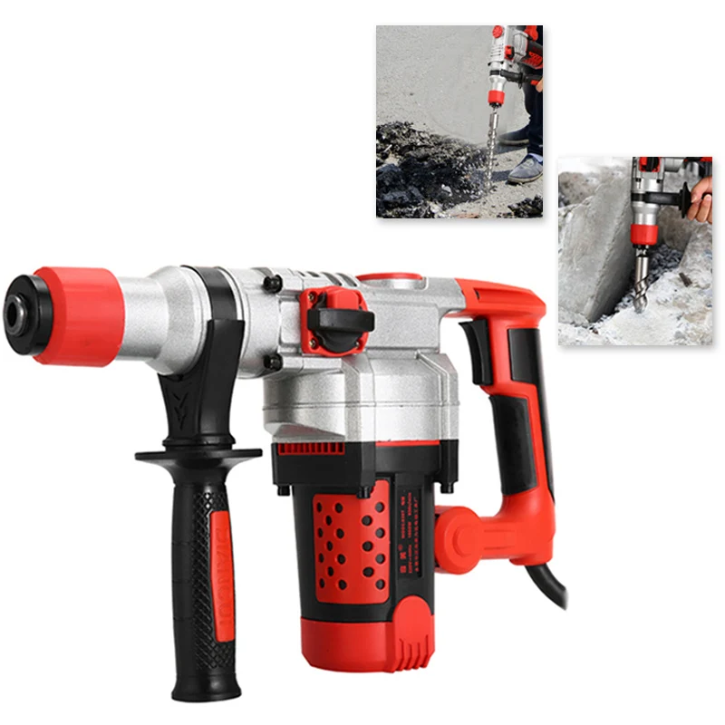 

Новая Мощная ударная дрель, электрический ручной перфоратор, домашняя профессиональная дрель для бетона промышленного класса, профессиона...