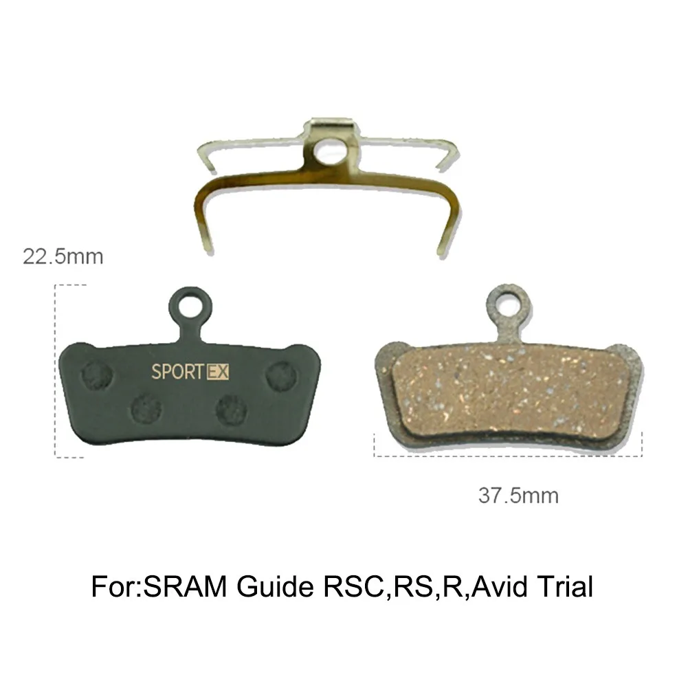 

1 Pcs Mountain Bike Disc Brake Pads For Guide RSC, RS, R, Avid Trail Metal Bicycle Hydraulic Disc Brake Pad Cycling Accessories