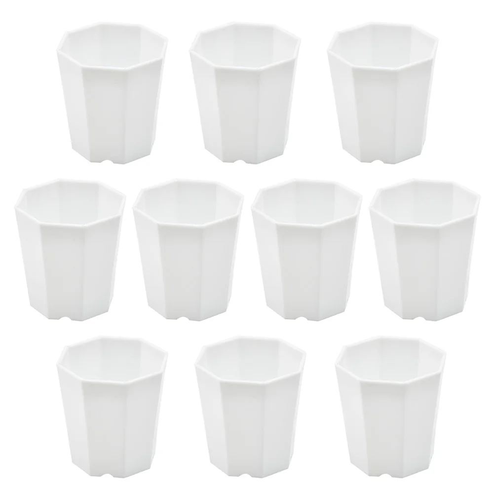 

Container Flower Pots Garden 7.2 x 6.8 x 5 cm White Polygon Cacti Mini