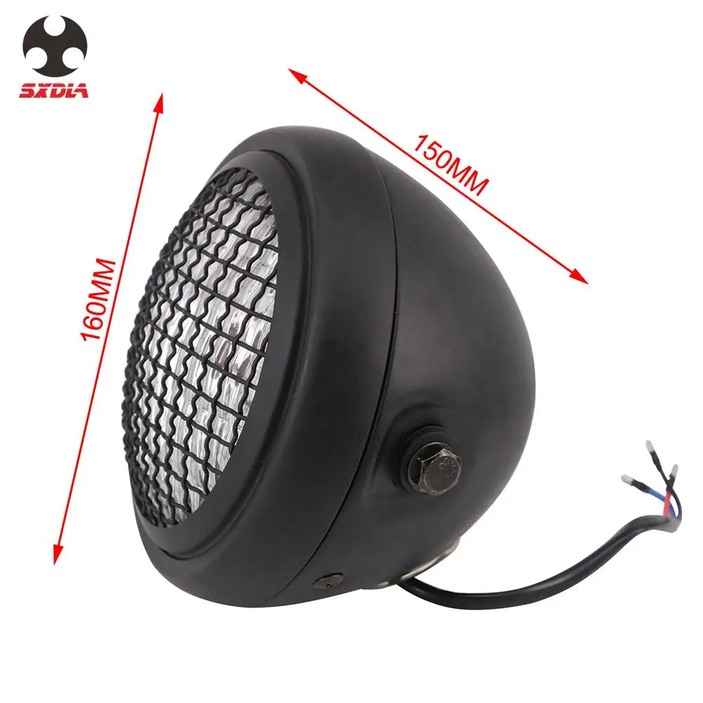 Универсальные фары для мотоцикла головного света в сборе Harley Cafe Racer Bobber на