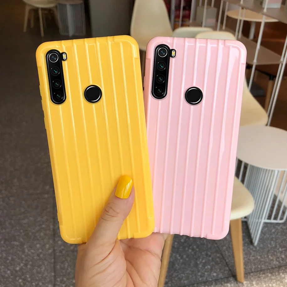 Чехол для Xiaomi Redmi Note 8 чехол Pro мягкий тонкий из ТПУ однотонный телефона на