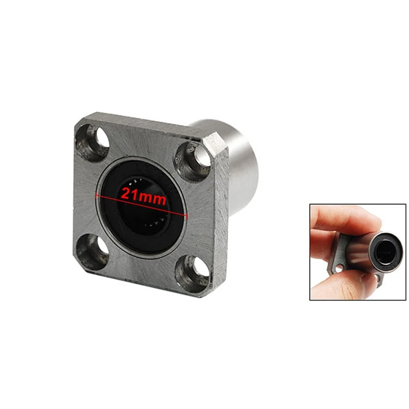 

Bushings Square Flanged Long Linear Bearing 12mm x 21mm x 30mm