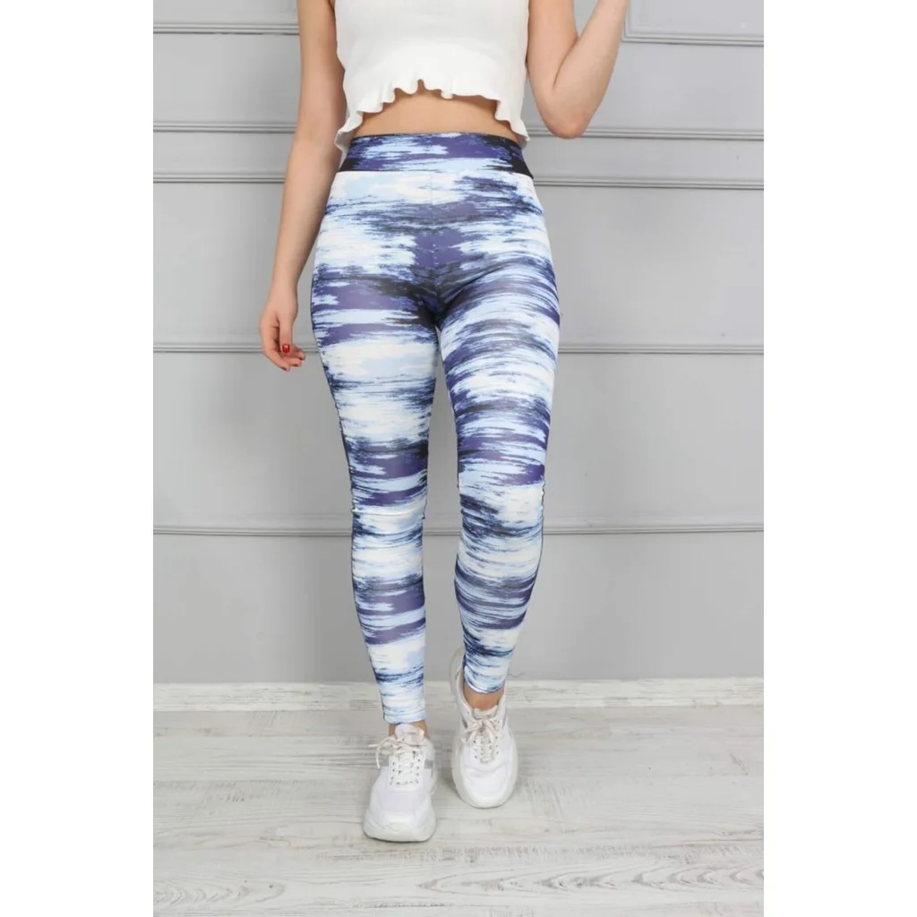 Women Multi-Color Digital Printed Fitness Leggings 100.49