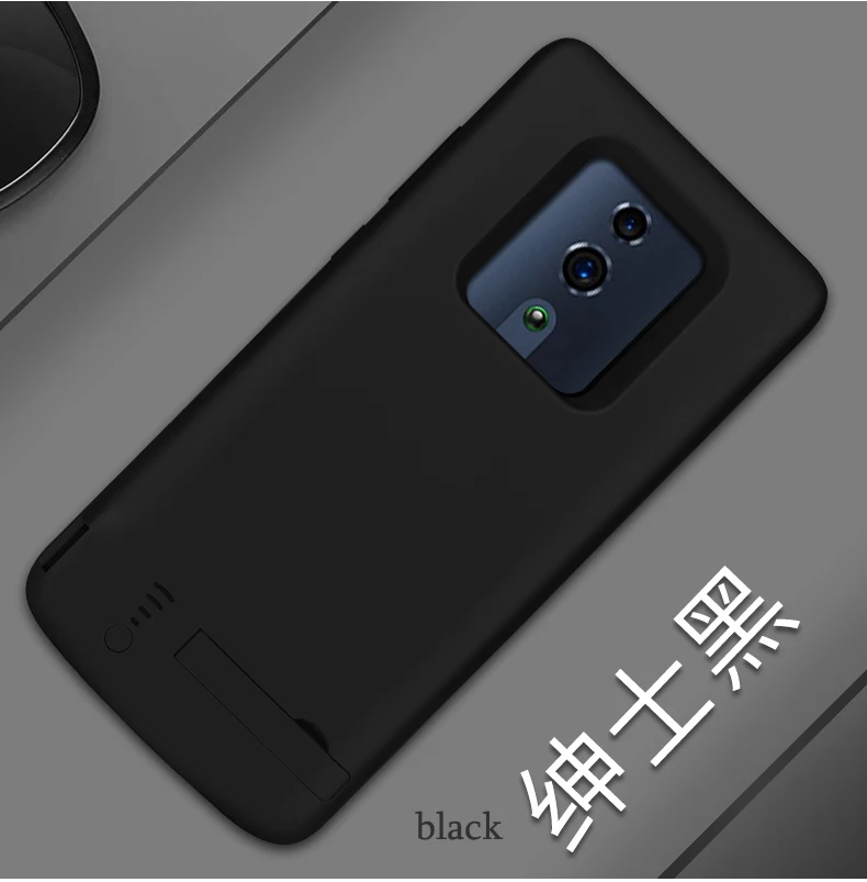 6000 мАч Внешний аккумулятор чехол для OPPO Reno Z ударопрочный аккумулятор зарядное устройство чехол Внешняя резервная зарядка подставка задняя крышка с USB