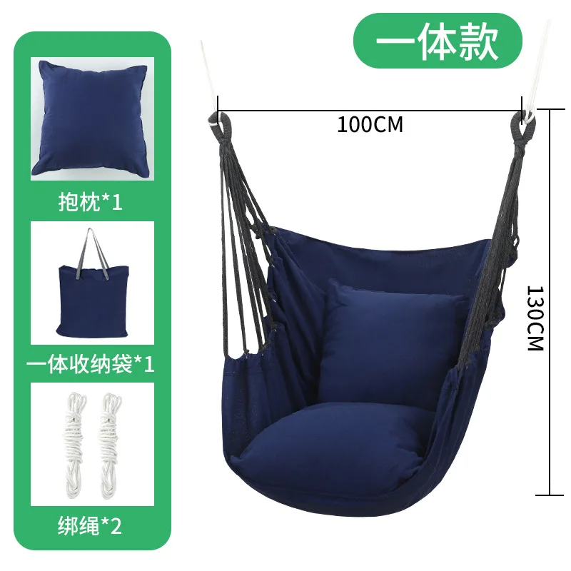 

Canvas hanging chair dormitory hammock college student dormitory hammock swing hammock adult multifunctional hammock camping