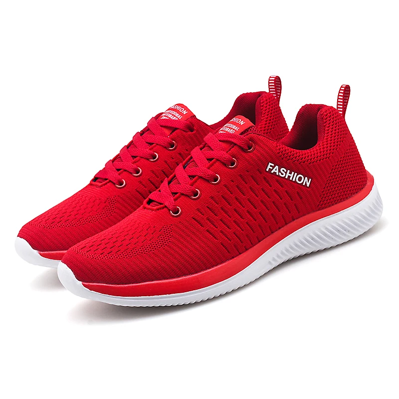 White and Red ARUONET/Новинка; модные повседневные мужские кроссовки; уличная прогулочная обувь; мужские кроссовки; Прямая поставка; Tenis Deportivos Para Hombre - Цвет: White and Red