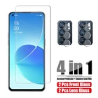Защитная пленка 4 в 1 для экрана OPPO Reno 6 5 Pro 5G Glass для OPPO Reno 5 6 Pro puls Reno 4 Pro Lite F SE 5 Z стеклянная пленка для объектива камеры