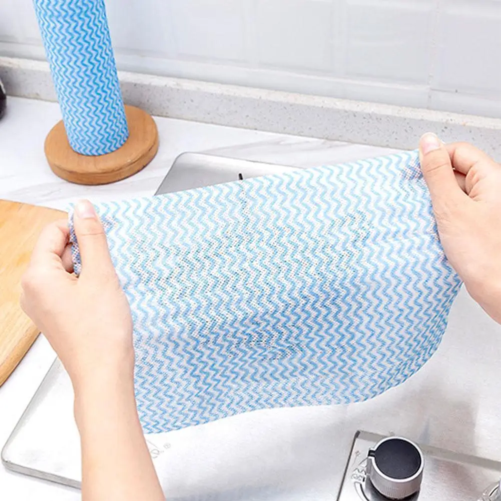 

Disposable Lazy Rags And Washable Dish Cloths, Kitchen And Household Non-linting Non-woven Fabrics, Not Easy To Stain