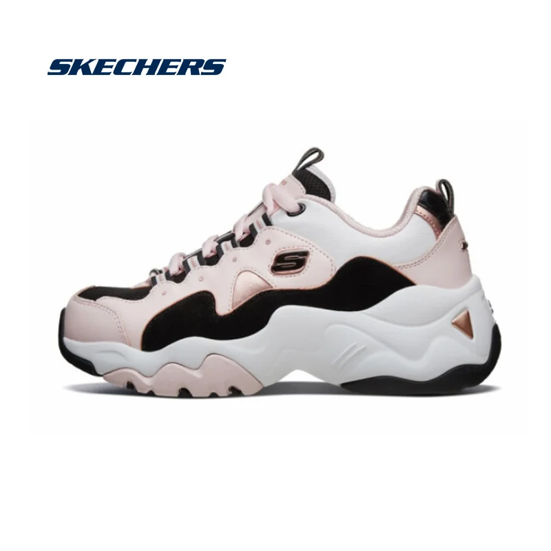 Женские повседневные туфли Skechers 2019 удобная обувь на массивной платформе модель