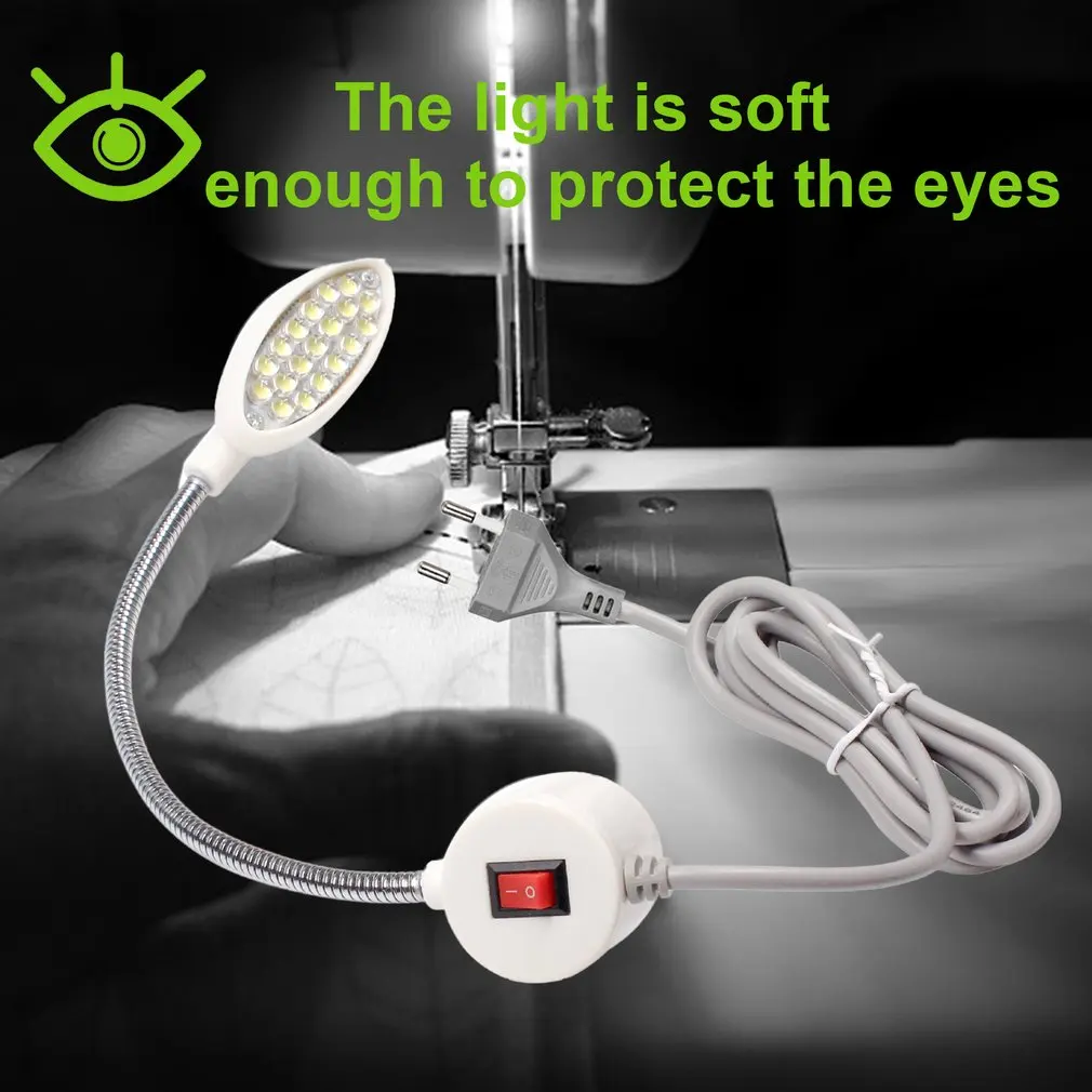 ICOCO 19 LEDs Sewing Machine Lights LED Lamp Work Energy-Saving Lamps With Magnets Mount Light Luminaire Adjustable | Лампы и