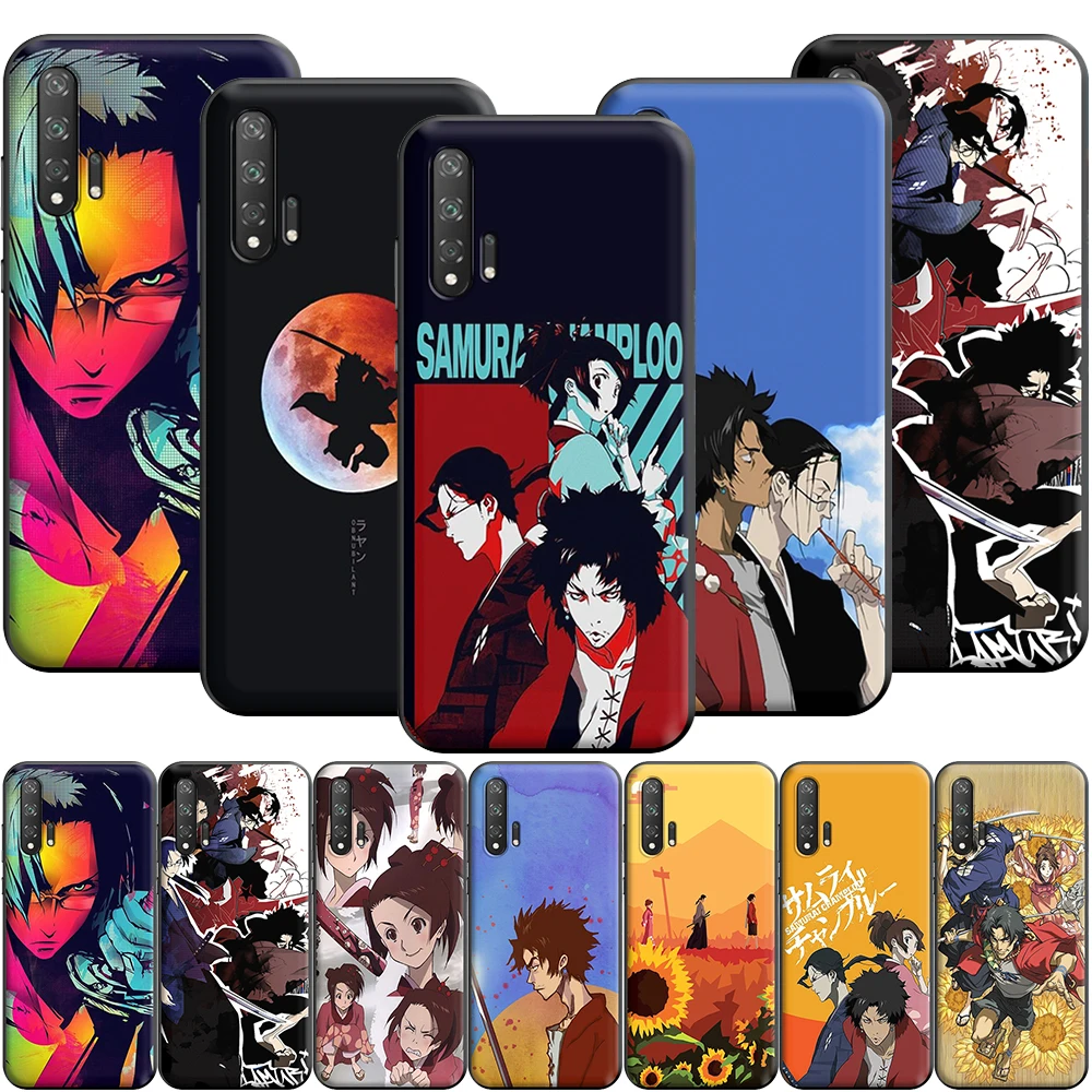 Силиконовый чехол Samurai Champloo для Huawei Honor V30 30 8 8A 8X 8C 9 9X 10 Note View 20 20S Pro Lite|Бамперы| |