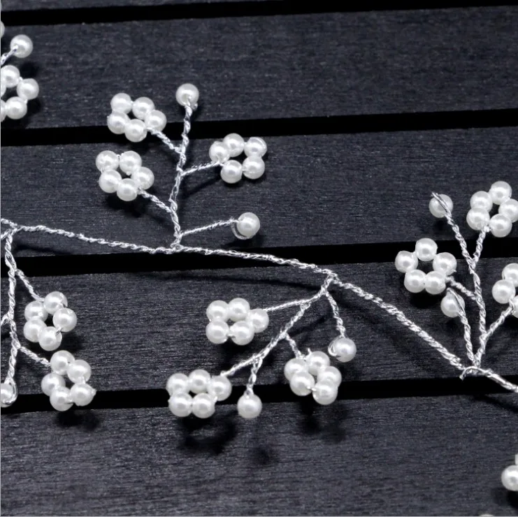 Женский обруч для волос с жемчугом | Украшения и аксессуары