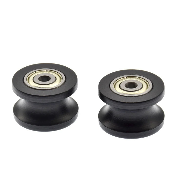 U образный двойной подшипник 2 шт. вогнутый колесный шкив направляющий ролик