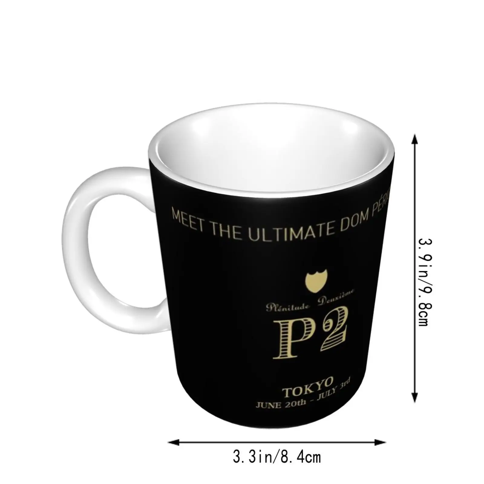 

Dom Perignon #3 Printed Funny Coffee Ceramics Mug Tea Cup