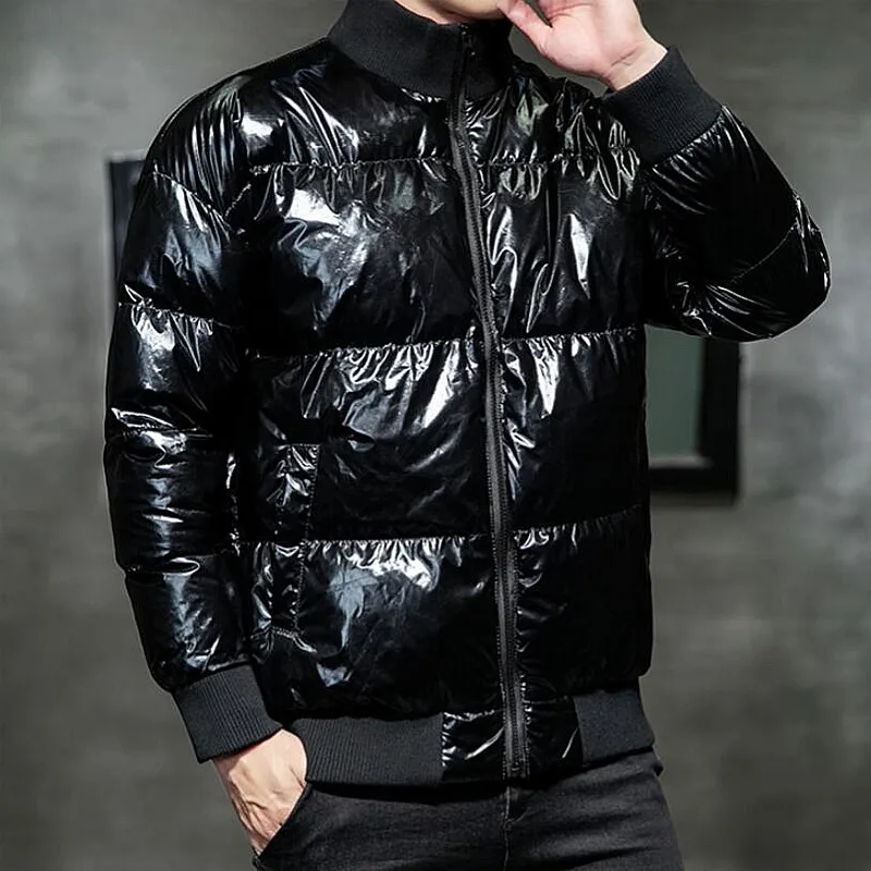 Золотистые серебристые черные куртки Мужская парка хит продаж качественная