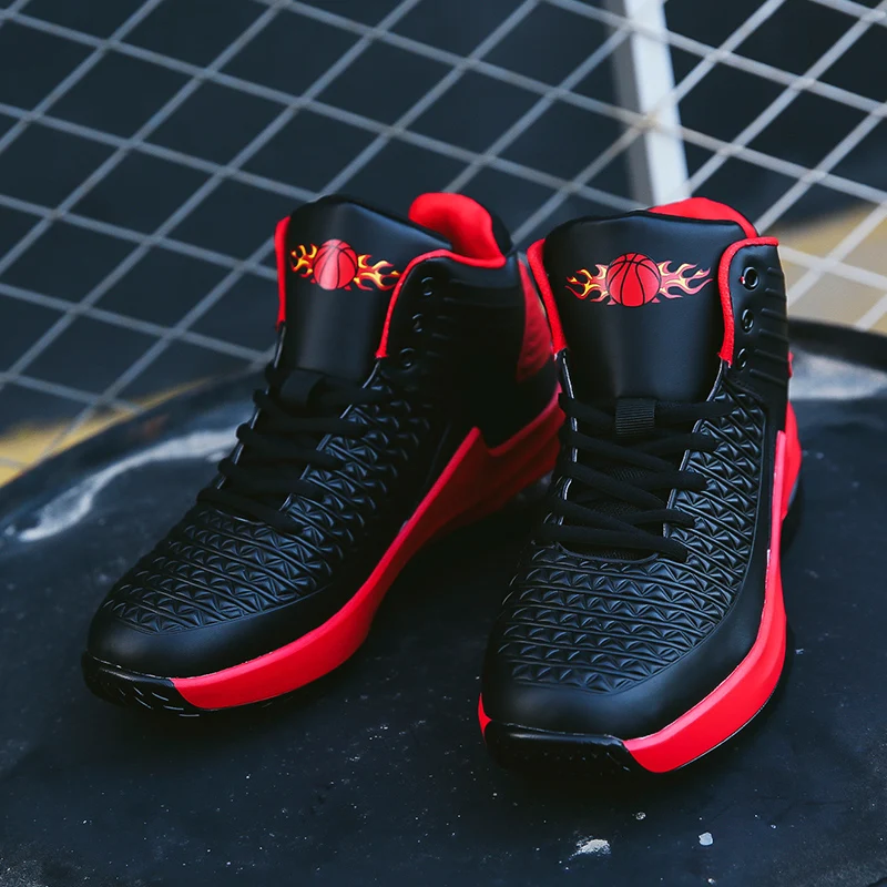 Новые зимние высокие спортивные баскетбольные кроссовки с воздушной подушкой