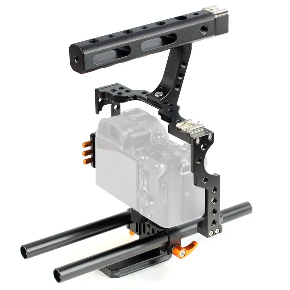 Опора стабилизатора для камеры из алюминиевого сплава рукоятка с верхней ручкой