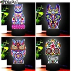 Светодиодная лампа DIAPAI, алмазная живопись, светильник ящаяся Алмазная вышивка, красочная семсветильник ильников, s стразы, DIY подарок на Рождество, Хэллоуин