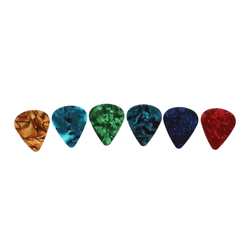 

3 Finger Picks + 1 Thumb Pick Plectrums Guitar Plastic & 10 Pcs Stylish Colorful Celluloid Guitar Pick 0.71mm