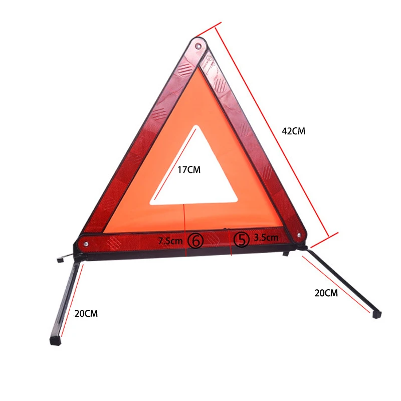 Треугольный светоотражающий знак Предупреждение инструмент для аварийной