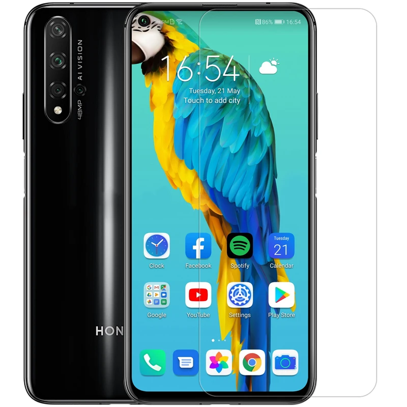 Взрывозащищенное стекло для Huawei Honor 20 Nillkin H + Pro Защита экрана Передняя защитная