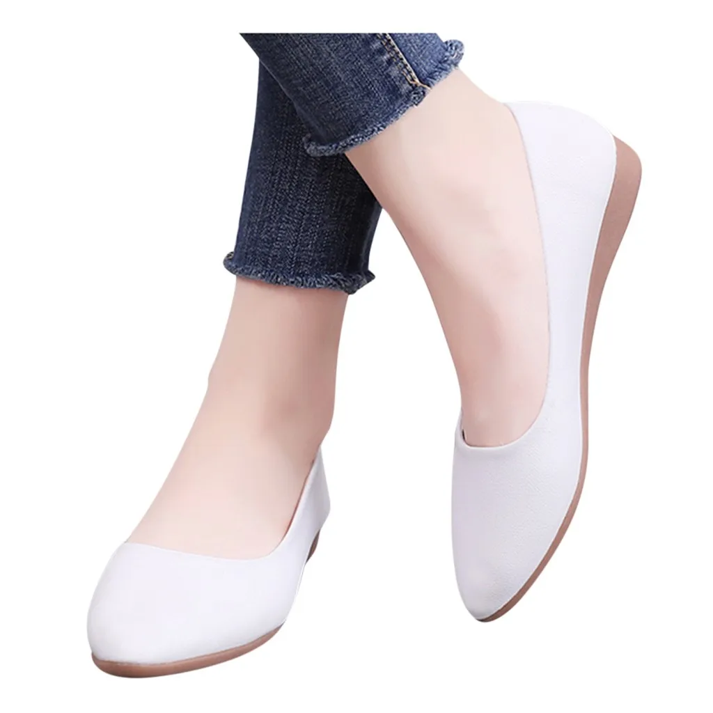 SAGACE/женская повседневная обувь модные женские слипоны с острым носком