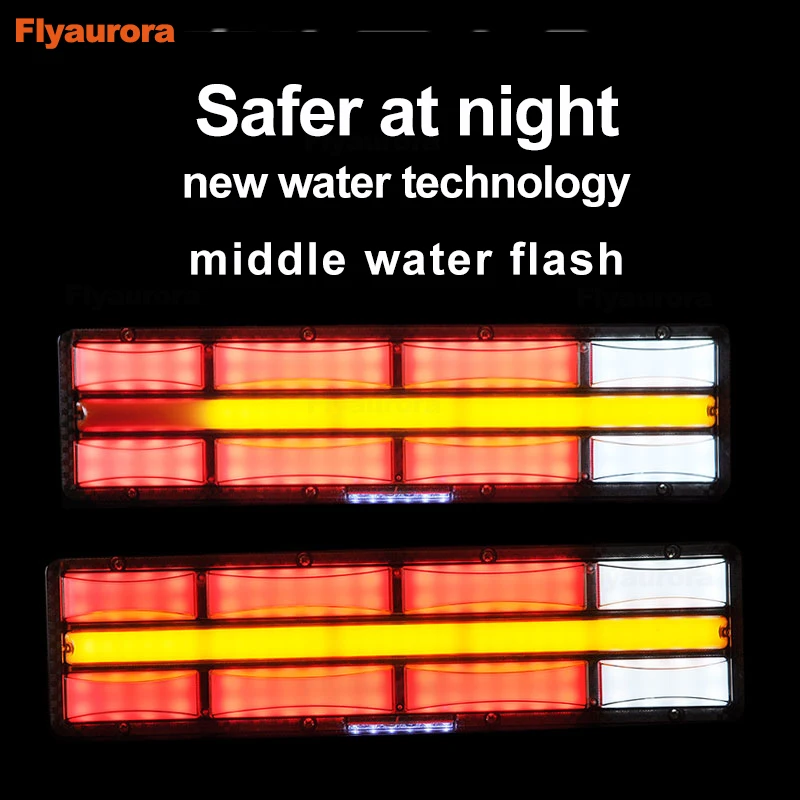 Грузовик светодиодные фонари водонепроницаемый задний светильник лампы 24V