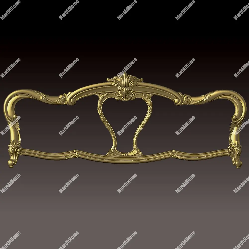 Классическая прикроватная РАМА 3D STL модель для ЧПУ гравировки и печати рельеф