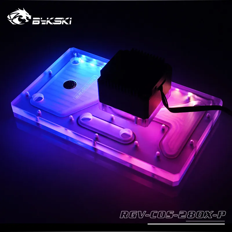Акриловая водная доска Bykski чехол с водяным охлаждением RGB / A-RGB освещение для
