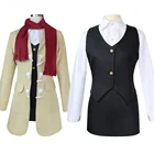 Косплей-костюмы мийя из аниме данганронпа гексанкоугахара, Униформа, рубашка, пальто, юбка, костюмы на Хэллоуин для женщин и девочек