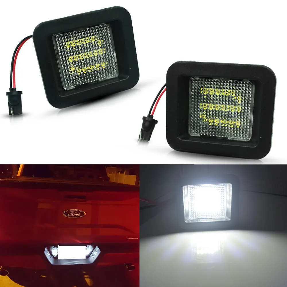 Canbus Белый 18 SMD светодиодный свет номерного знака Замена или обновление комплект